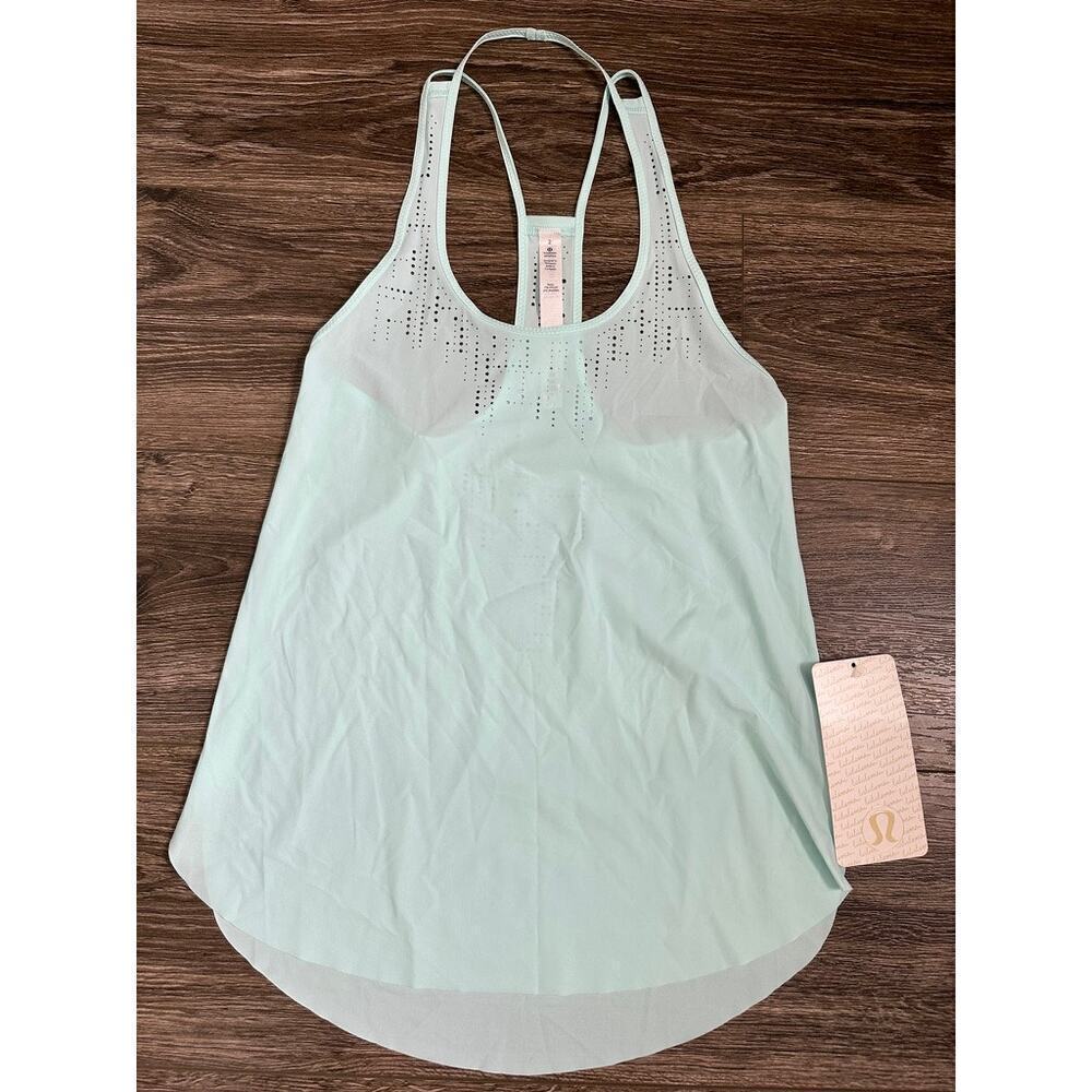 Lululemon Water Bound Singlet Aquamarine size 2